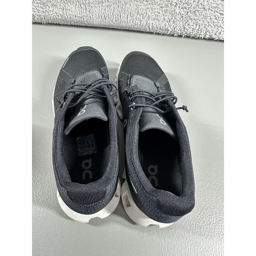 On Cloud 5 Shoes Womens 8.5 Black White Running‎ Athletic Tennis Sneaker - Picture 6 of 7